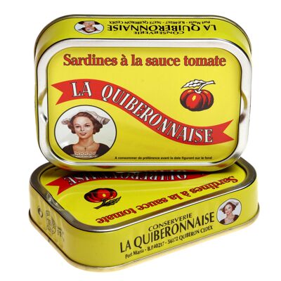 Sardinas con tomate (formato clásico 4 a 6 sardinas)