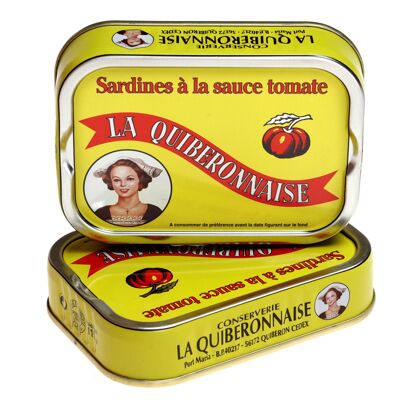 Sardinas con tomate (formato clásico 4 a 6 sardinas)