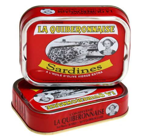 Sardines à l'huile d'olive ( format classique 4 à 6 sardines)