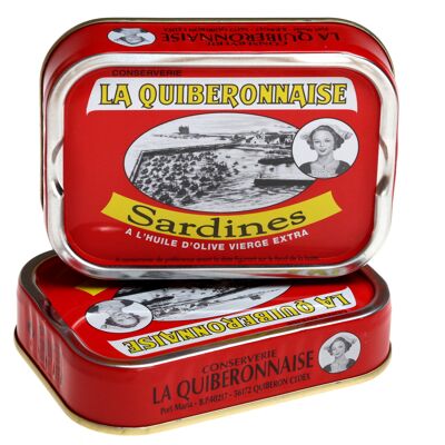 Sardinas en aceite de oliva (tamaño clásico 4 a 6 sardinas)