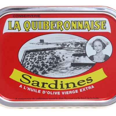 Sardinas en aceite de oliva (tamaño clásico 4 a 6 sardinas)