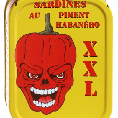 Sardinas con pimiento HABANERO XXL muy picante