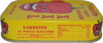 Sardines aux piment HABANERO XXL très fort 5