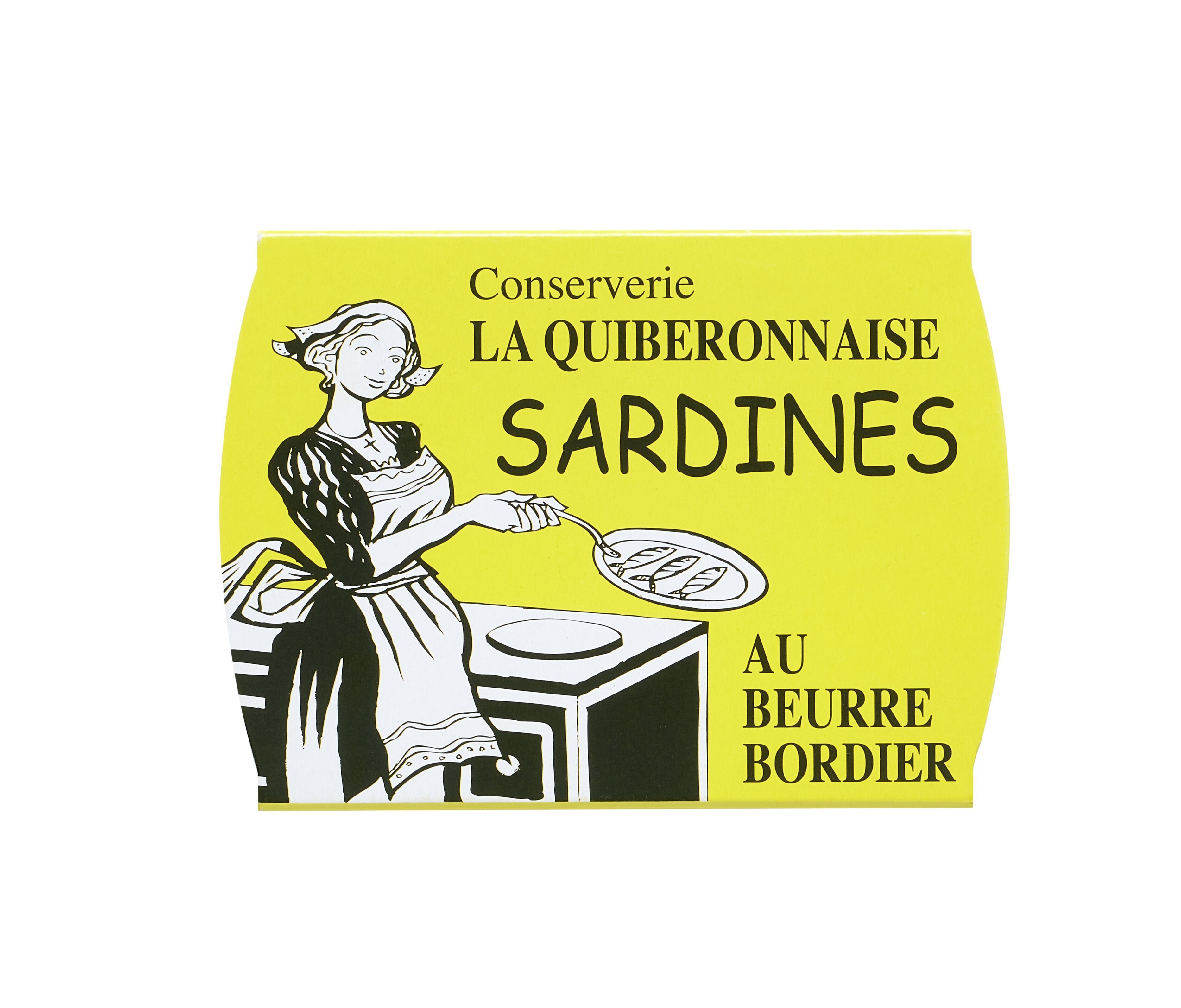 Sardines in butter for frying 115 g (4 to 6 sardines)