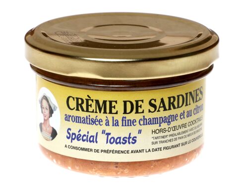 Crème de sardines à la Fine Champagne