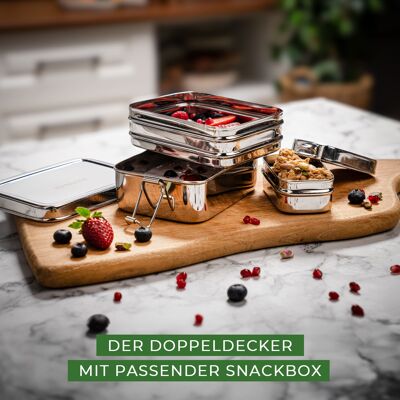 Dabba Magic inkl. Snackbox - Doppeldecker mit passender Snackbox