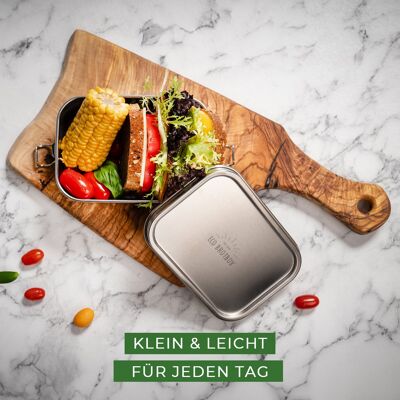Yogi Box+ - lunch box made of stainless steel with a volume of 0.8 l