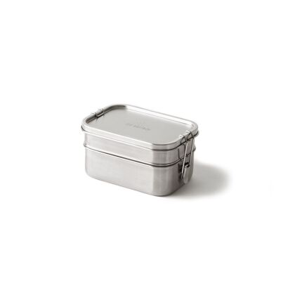 Yogi Double+ - Lunchbox aus Edelstahl mit zwei Lagen