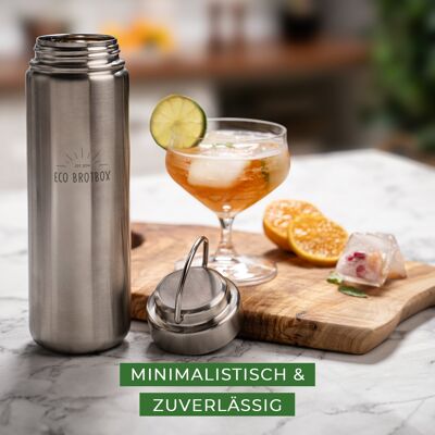 ZEN2 - Trinkflasche aus Edelstahl mit 0,8 L Füllvolumen