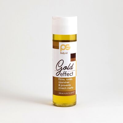 Gold Effect Body Oil, Extra hydration, reduces stretch marks