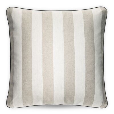 Annabelle, 5 cm stripe with Black Piping A