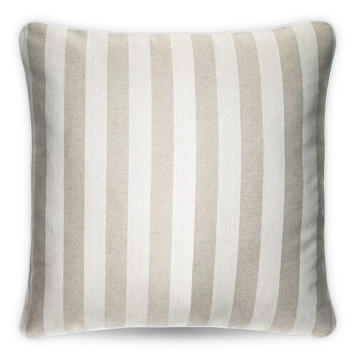 Annabelle, 3 cm stripe with White Piping