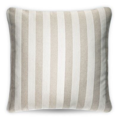 Annabelle, 3 cm stripe with White Piping