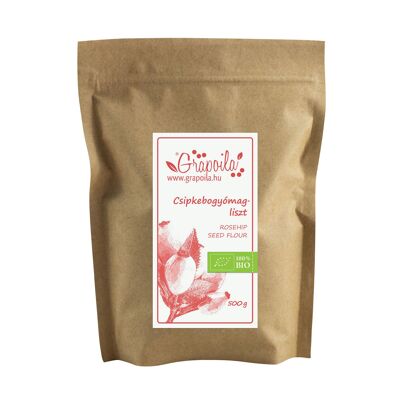 Grapoila Rosehip Seed Flour Organic 22,5x16x3,5 cm