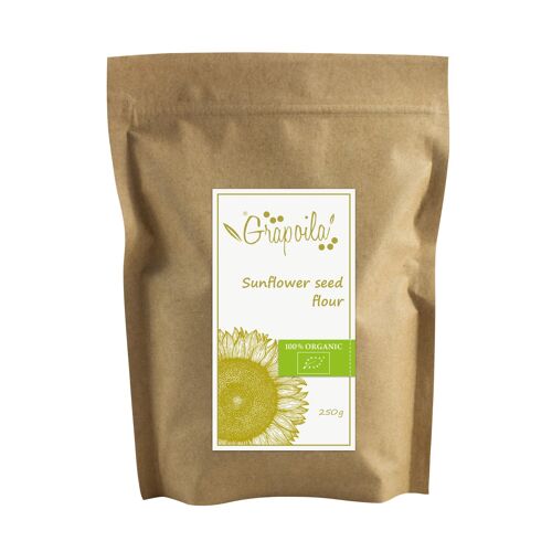 Grapoila Sunflower Seed Flour Organic 19,5x15x4 cm