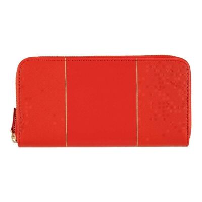 Large women's wallet - red