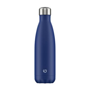 FLACON BLEU MAT - 500 ML ⎜ thermos • trinkflasche isolante • gourde désherbable • thermos inox 3