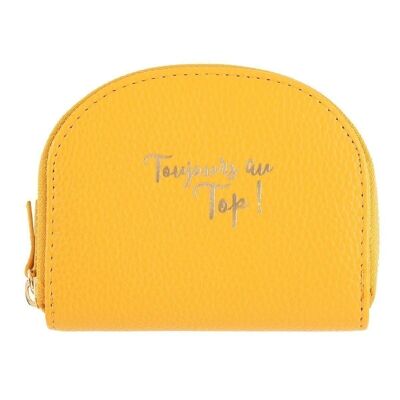 Coin purse - Always on top - mustard yellow