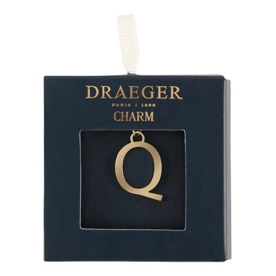 Charm Dorado - Elegante Inicial Q