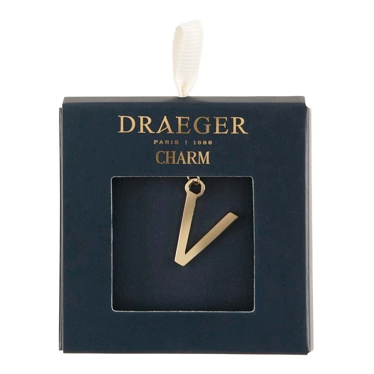 Ciondolo dorato - Iniziale V