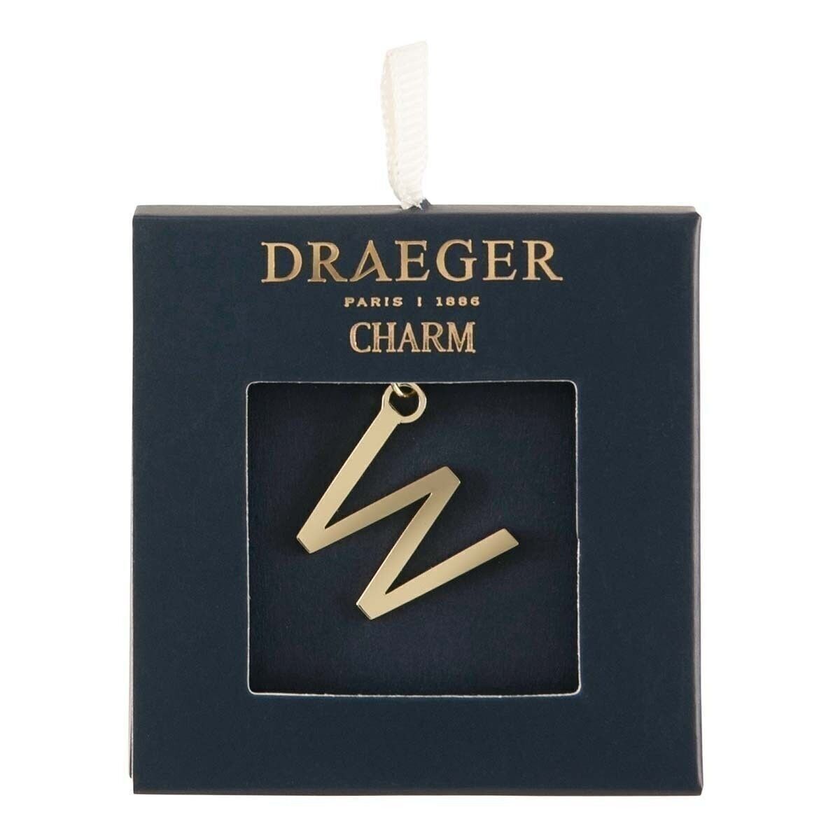 Charm dorado - Inicial W