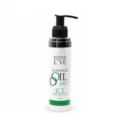 Tasty Love Massage Oil - Icy Mojito, 100 ml