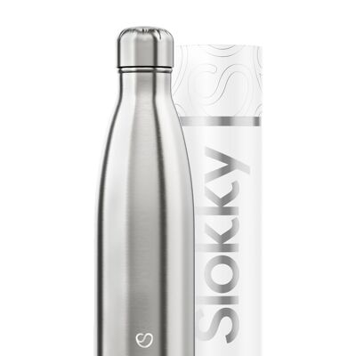 BOTELLA DE ACERO INOXIDABLE - 500 ML ⎜ bouteille écologique • bouteille thermos réutilisable • bouteille d'eau durable • bouteille isotherme