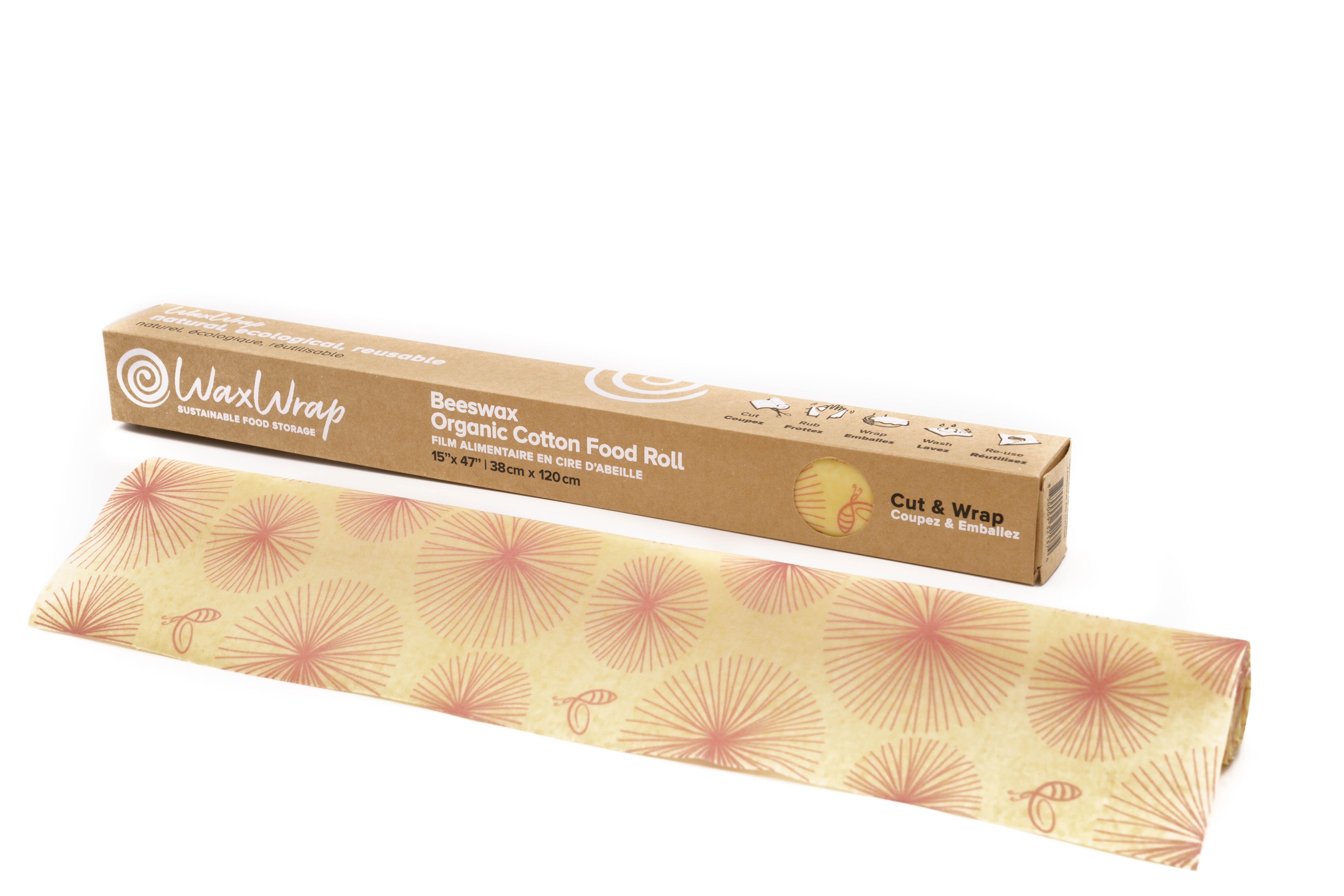 Rotolo WaxWrap - Involucro alimentare ecologico riutilizzabile - Colore casuale