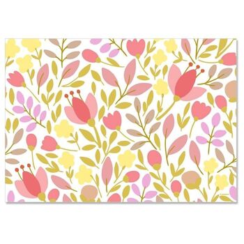 Sets de table papier - spring - printemps - fleurs - été 4