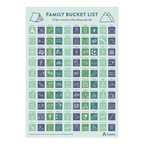 Bucket List Poster- Scandi Design