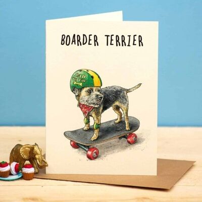 Tarjeta de Boarder Terrier