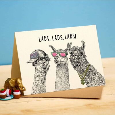 Lads Lads Lads Card