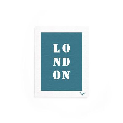 Affiche "London" bleue