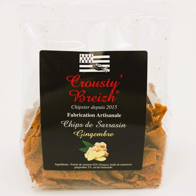 Ginger buckwheat crisps 100g