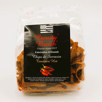 Tandoori hot buckwheat crisps 100g