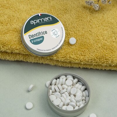 Kaubare Zahnpasta in Tablettenform – Minze – 5er-Pack