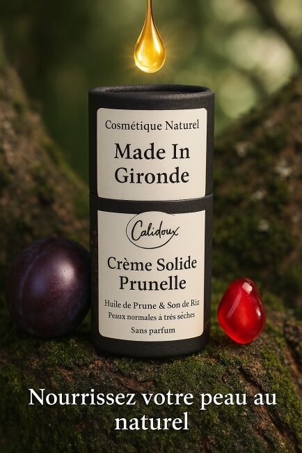 Crema facial de aceite de ciruela