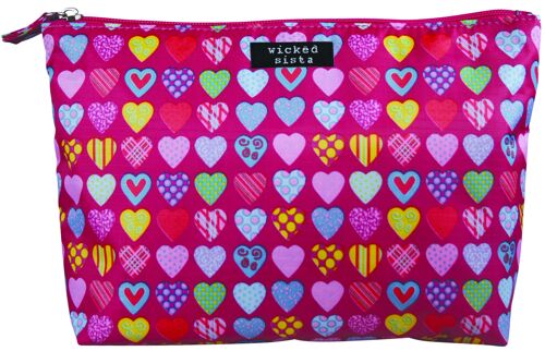 Bag Hearts Pink Medium Aline Bag Kosmetiktasche Tasche