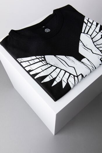 PHOENIX T-shirt Noir Bambou & Coton Bio 6