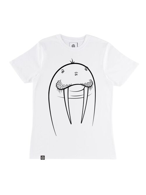 WALRUS White Bamboo & Organic Cotton T-shirt