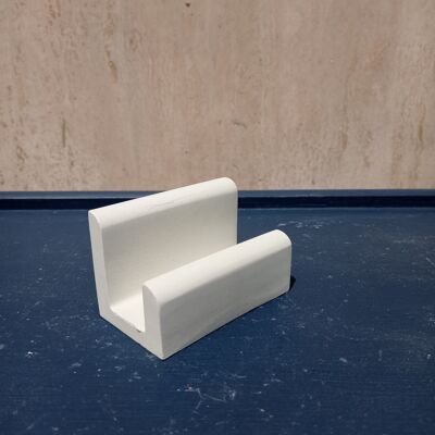 White concrete sponge holder - Kitchen accessory -