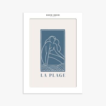Affiche 30x40 cm – La Plage 2