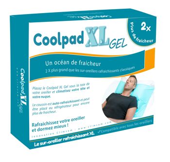 Coolpad XL Gel : oreiller rafraichissant taille XL 1