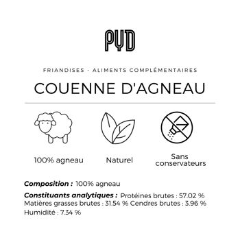 Couenne d'Agneau 🐑 200g 2