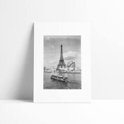 Póster 30x40 cm - París - Torre Eiffel Expo 1900