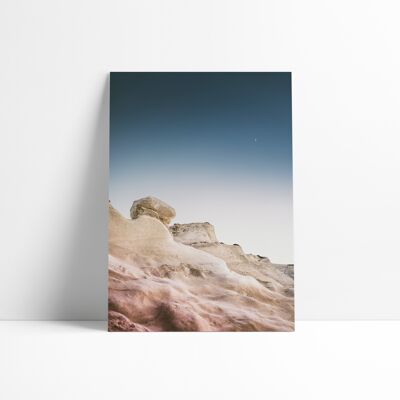 Poster 30x40 cm - Lunar Landscape