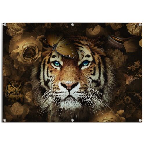 Outdoor Canvas Autumn Tiger 140x100 cm