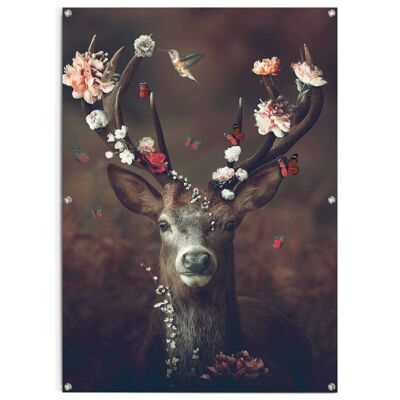 Outdoor Canvas Deer 100x140 cm