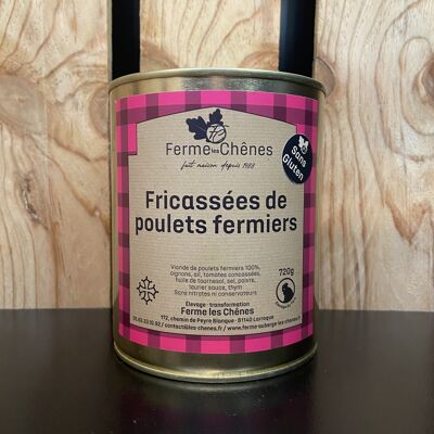 Fricassee de poulets fermiers