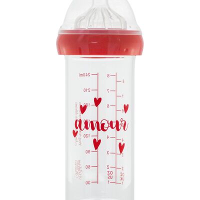 Biberon verre amour 240ml